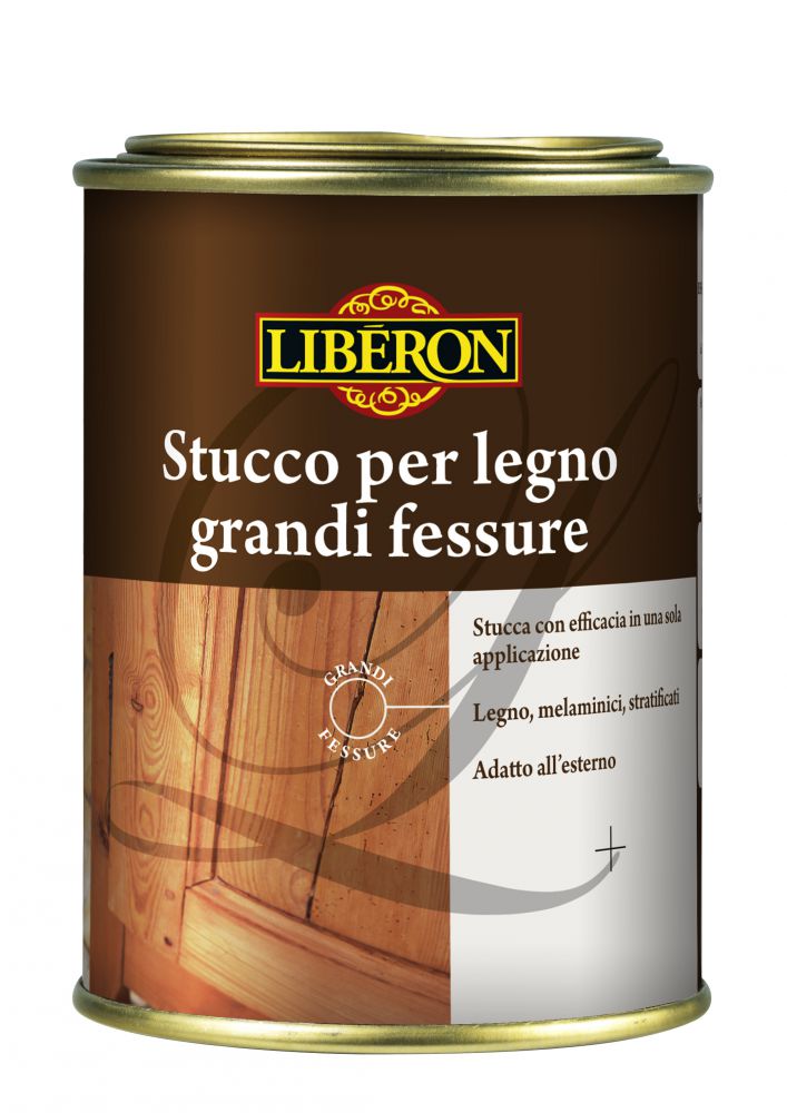 STUCCO PER LEGNO GRANDI FESSURE - BIANCO - 200 ML
